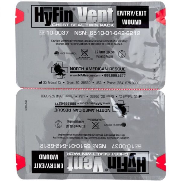 Hyfin Vent Chest Seals - 2 Pack - Image 3